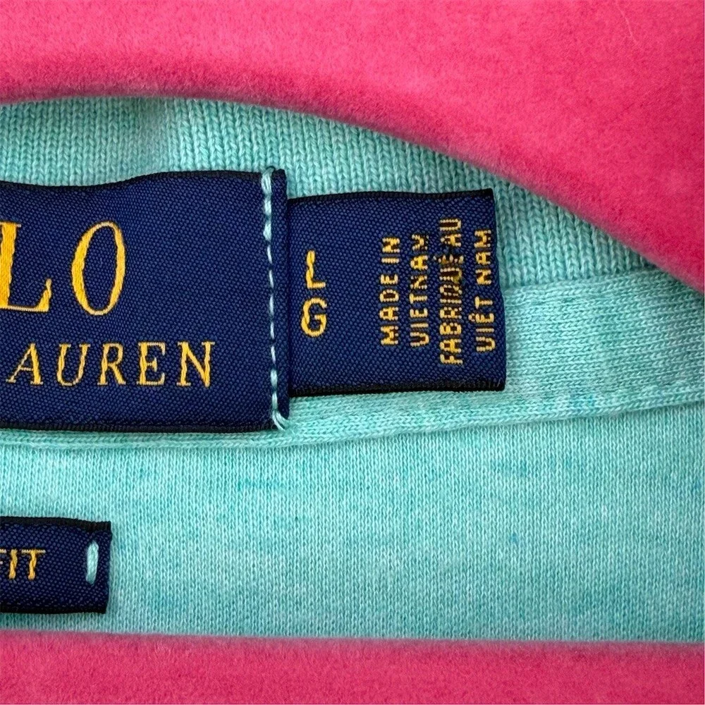 Polo Ralph Lauren Polo Shirt Mens L Classic Fit Short Sleeve Solid